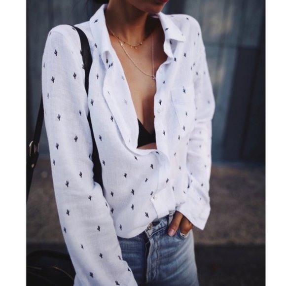 Rails Tops - SOLD Rails Charli Cactus Button Down shirt N28